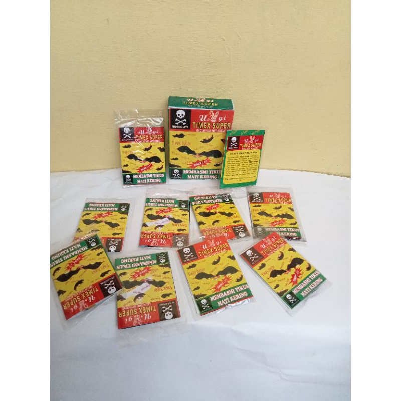 RACUN TIKUS TIMEX SUPER MATI KERING