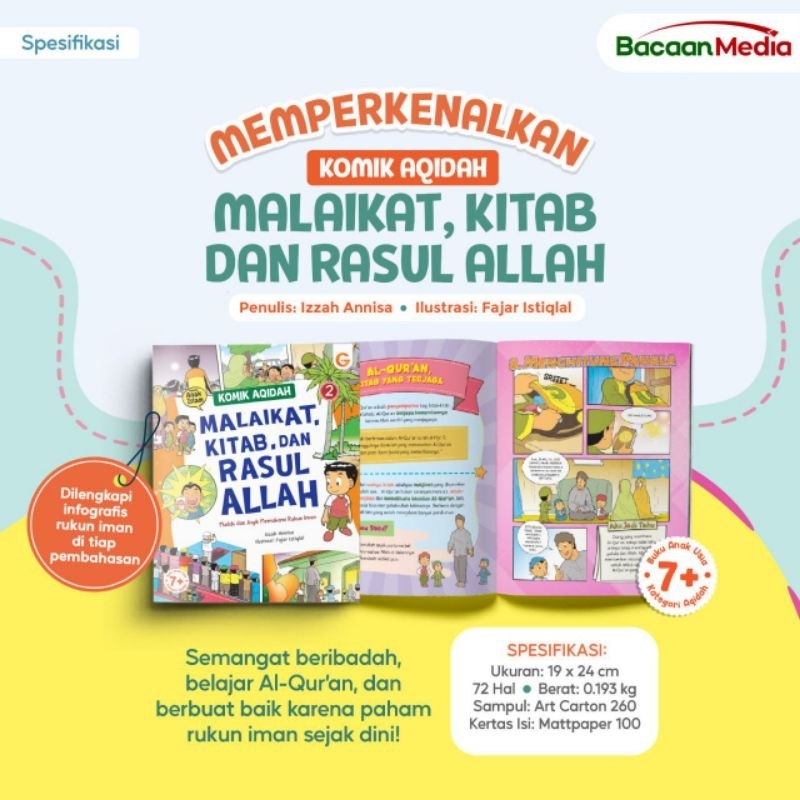 Komik Aqidah: Malaikat, Kitab Dan Rasul Allah