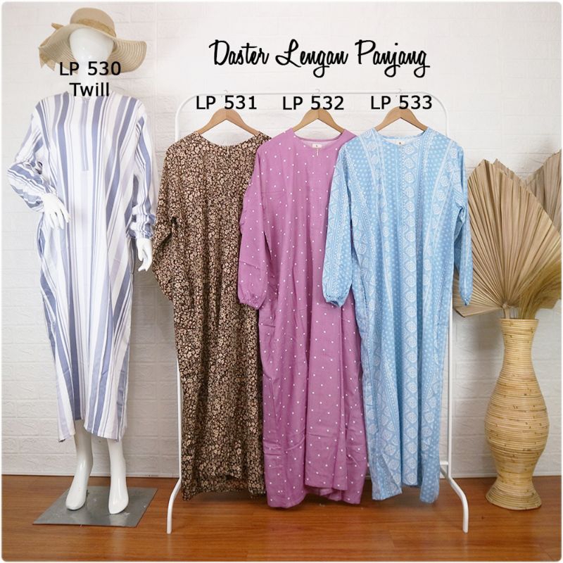 Daster Busui Lengan Panjang bahan Rayon premium resleting panjang dan ada saku