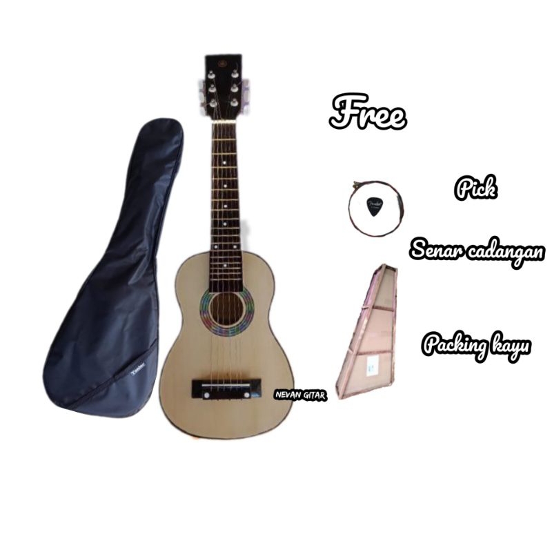 COD UKULELE SENAR 6 STRING + TAS  TERMURAH# GITAR LELE#GITAR JUNIOR (PACKING KAYU)