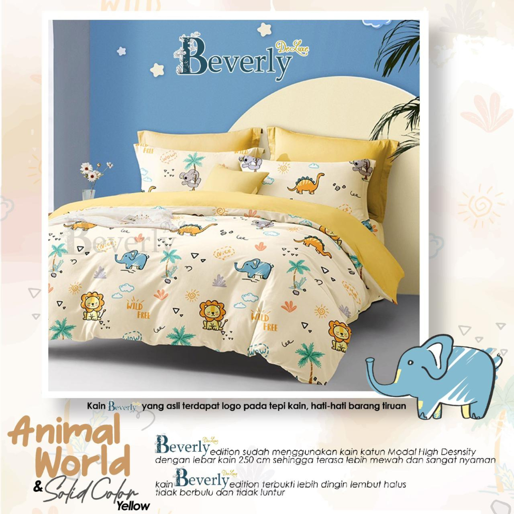 Sprei Anti Geser Katun ORI Premium Kualitas No 1 Shopee Motif Laki Motif Animal Dino engkap Ukuran 120 160 180x200 halus