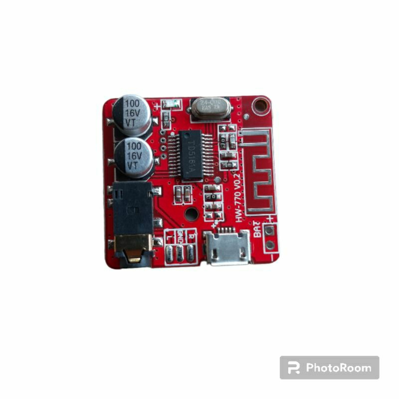 MODUL BLUETOOT RECIVER 4.1 HW770 PCB MERAH