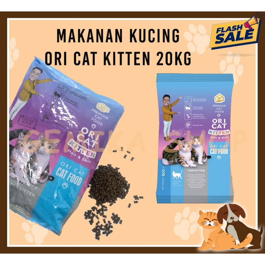 ORI CAT KITTEN 20KG [ MAKANAN KUCING PREMIUM ORICAT ]