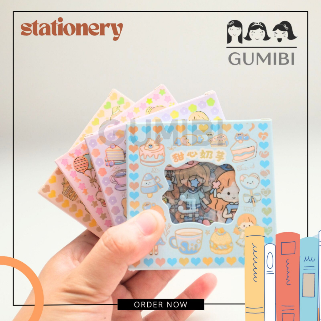 

STIKER 100 LEMBAR MINI STIKER KL-75 STIKER CUTE GIRL LUCU TERMURAH