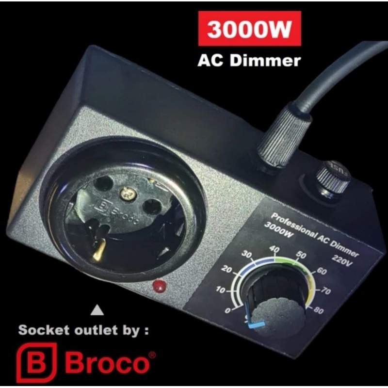 AC Dimmer Dimer Pengatur Kecepatan Dinamo Motor Kipas Fan Bor Gerinda