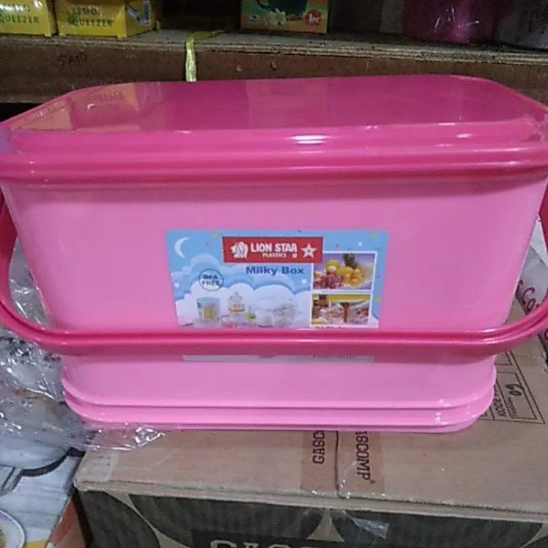 MILKY BOX LION STAR / BOK SERBAGUNA/ BOK PIKNIK / BOX PLASTIK TEBAL/ BOK JINJINGAN SERBAGUNA