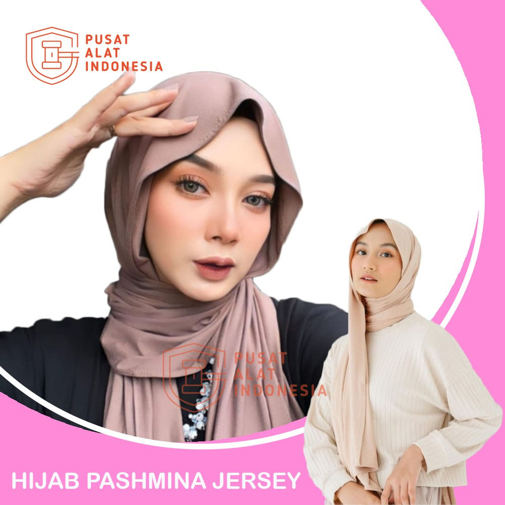 Pashmina Kaos Rayon Hijab Pasmina Jersey JL05PA