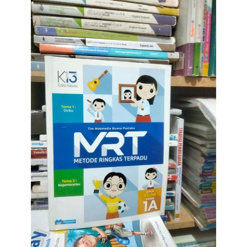 BUKU MRT/METODE RINGKAS TERJADU 1A, 1B, 1D UNTUK KELAS 1SD/MI