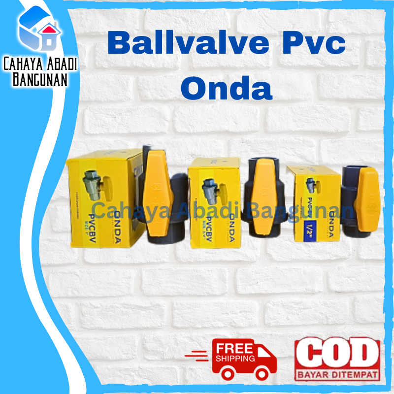 StopKran BallValve Onda Stop Kran Pvc Ball Valve