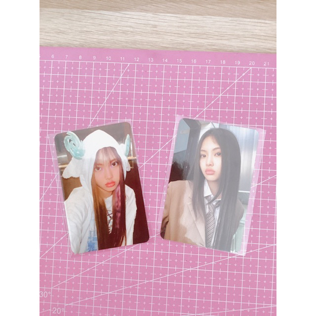 Newjeans Hyein uniform beige hyein hoodie official photocard weverse omg ditto
