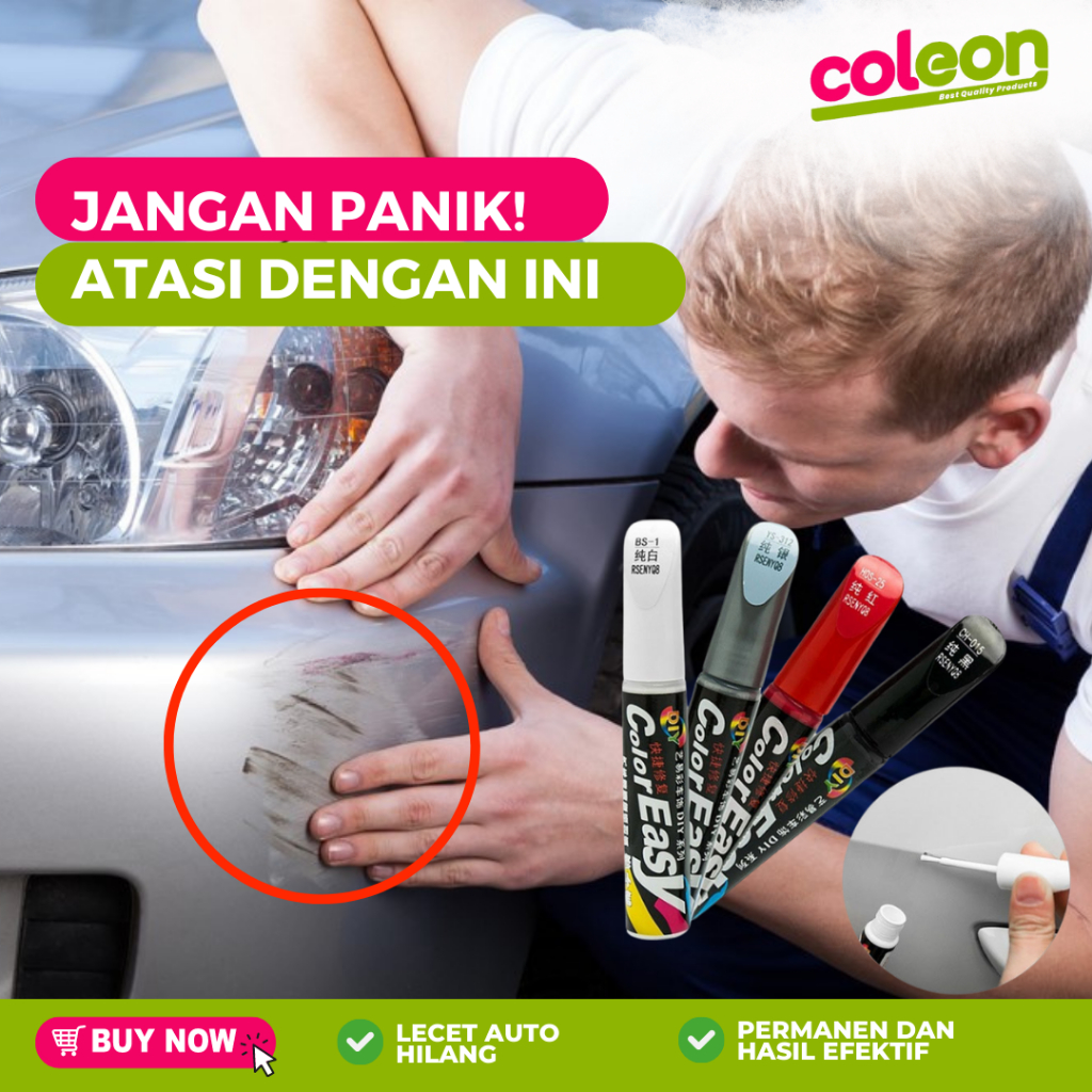 Color Easy Spidol Penghilang Baret Lecet Magic Remover Cat Motor Mobil Scratch Repair Koreksi Body  Marker Fix It Like A Pro Permanen Metalic Glossy