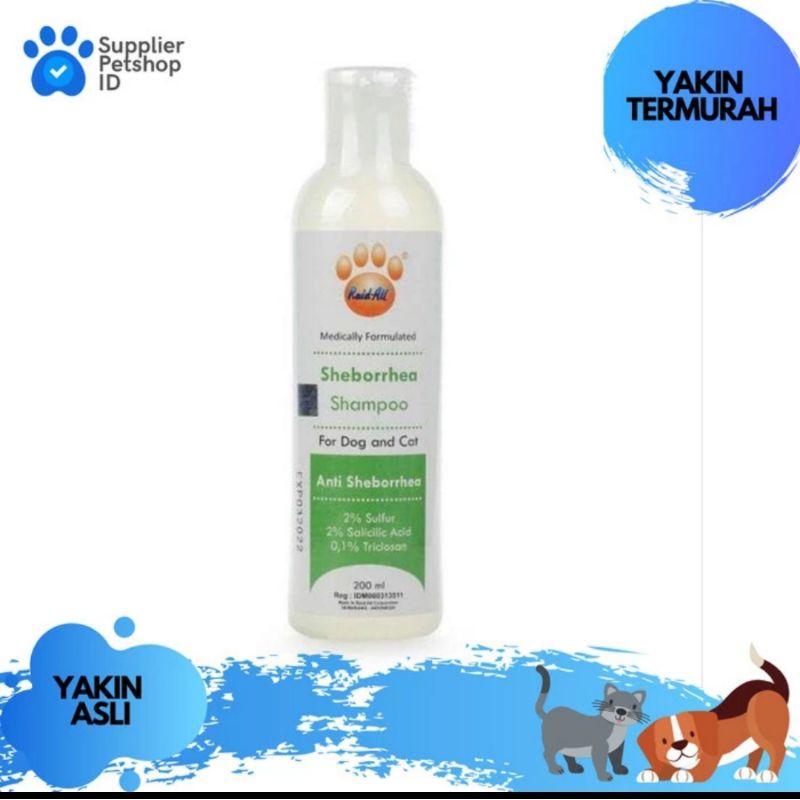 Miconazole shampoo jamur 200ml - shampo jamur cat dog - mirip sebazole