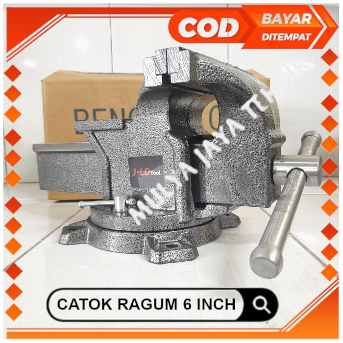 Catok Ragum 6 Inch Besi Asli Alat Penjepit Besi 150mm