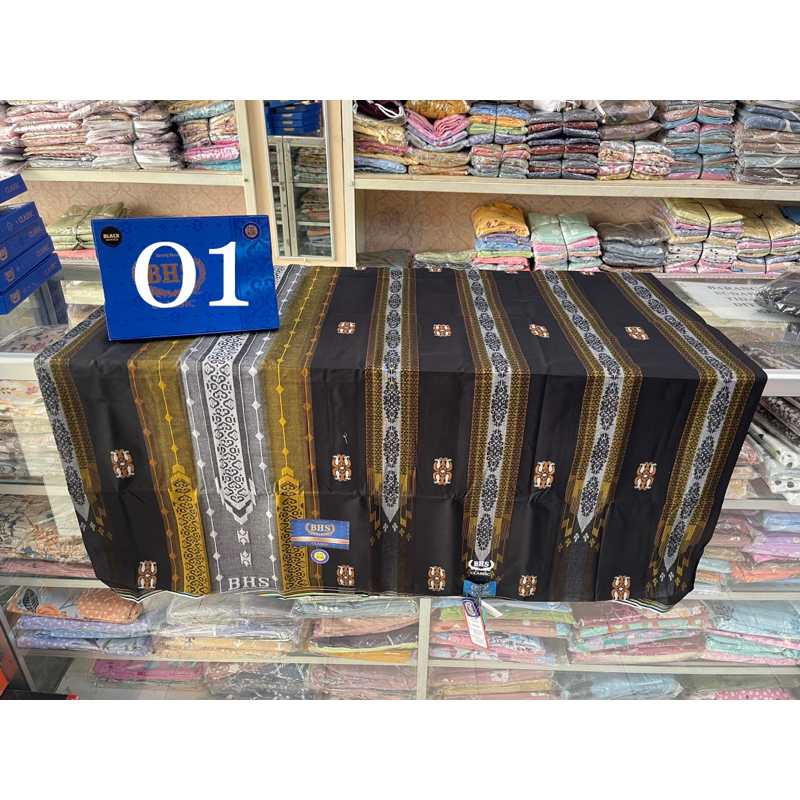 Sarung BHS CLASSIC  Jacquard jsk jg| jge mercerized original non afkir bhs mewah bhs murah bhs hitam