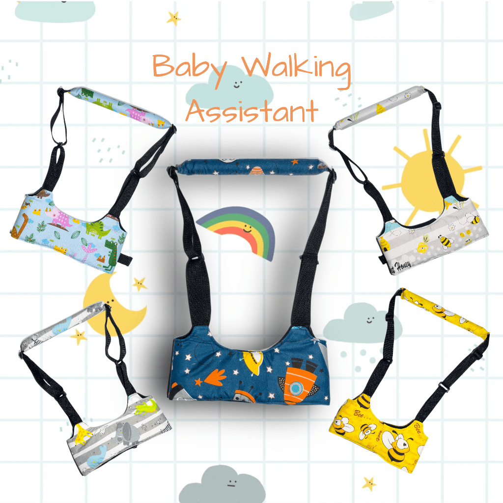 Baby Walking Assistant Baby Premium Baby Walker Alat Belajar Jalan Bayi Sabuk Pengaman Gantung