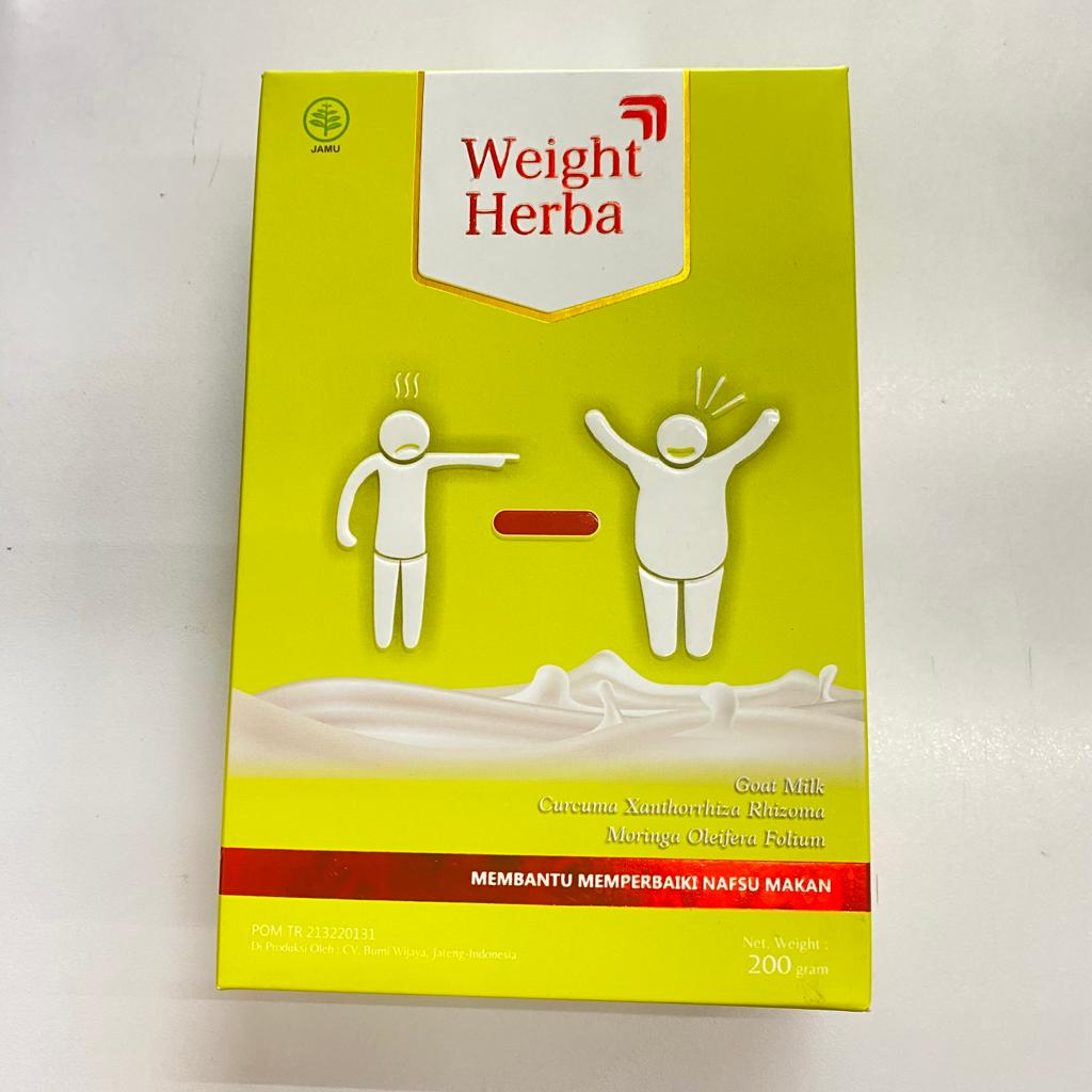 

WEIGHT HERBA SUSU PENAMBAH BERAT BADAN 200 GRAM