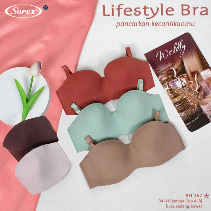 BB Sorex Bra BH 267 seamless kawat busa (34-40)lifestyle