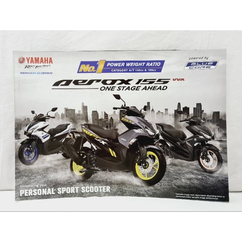 Brosur Motor YAMAHA AEROX 150 ORI