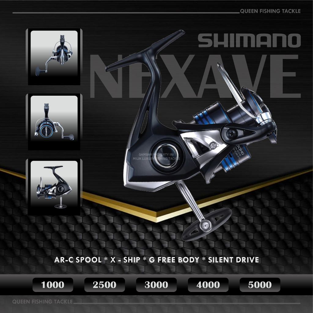 REEL SHIMANO NEXAVE 1000 / 2500 / 3000 / 4000 / 5000