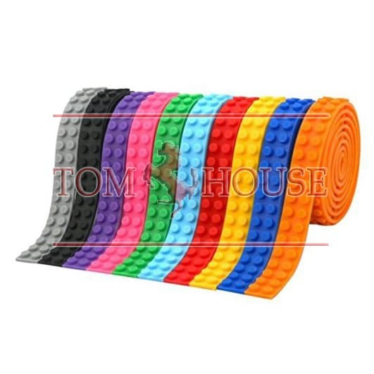 BLOCK TAPE - SOLATIP MAINAN BALOK - 50 CM - 2x63 DOTS - NIMUNO LOOPS