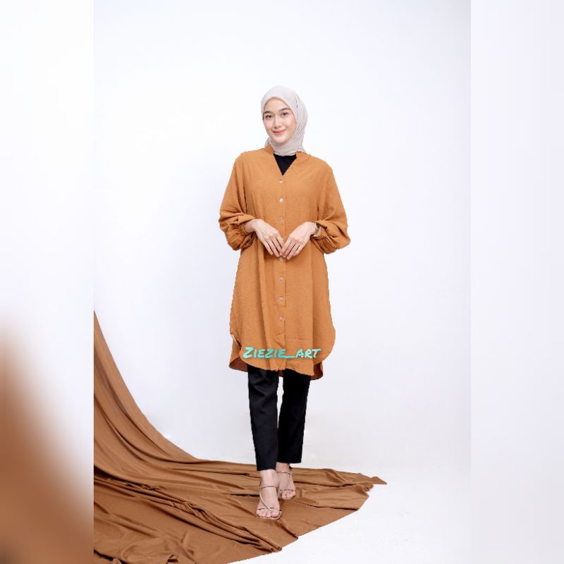 Tunik INARA-Tunik MEISA-Tunik polos premium-Long tunik-Tunik jumbo.