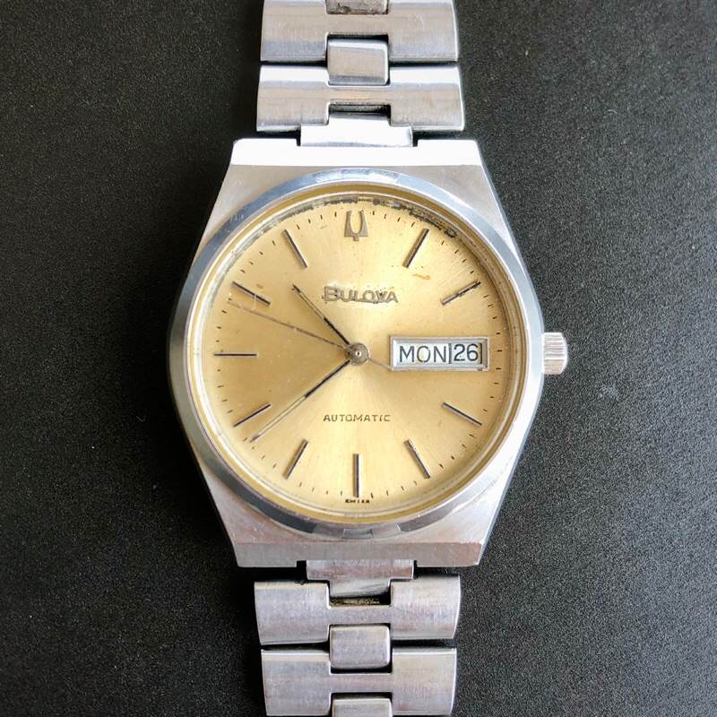 JAM TANGAN BULOVA AUTOMATIC ORIGINAL / ARLOJI VINTAGE SWISS MADE