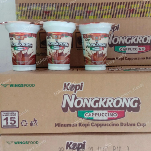 

NONGKRONG KOPI CAPPUCINO KARTON ISI 24 KHUSUS INSTAN DAN SAME DAY AYES TOSERBA