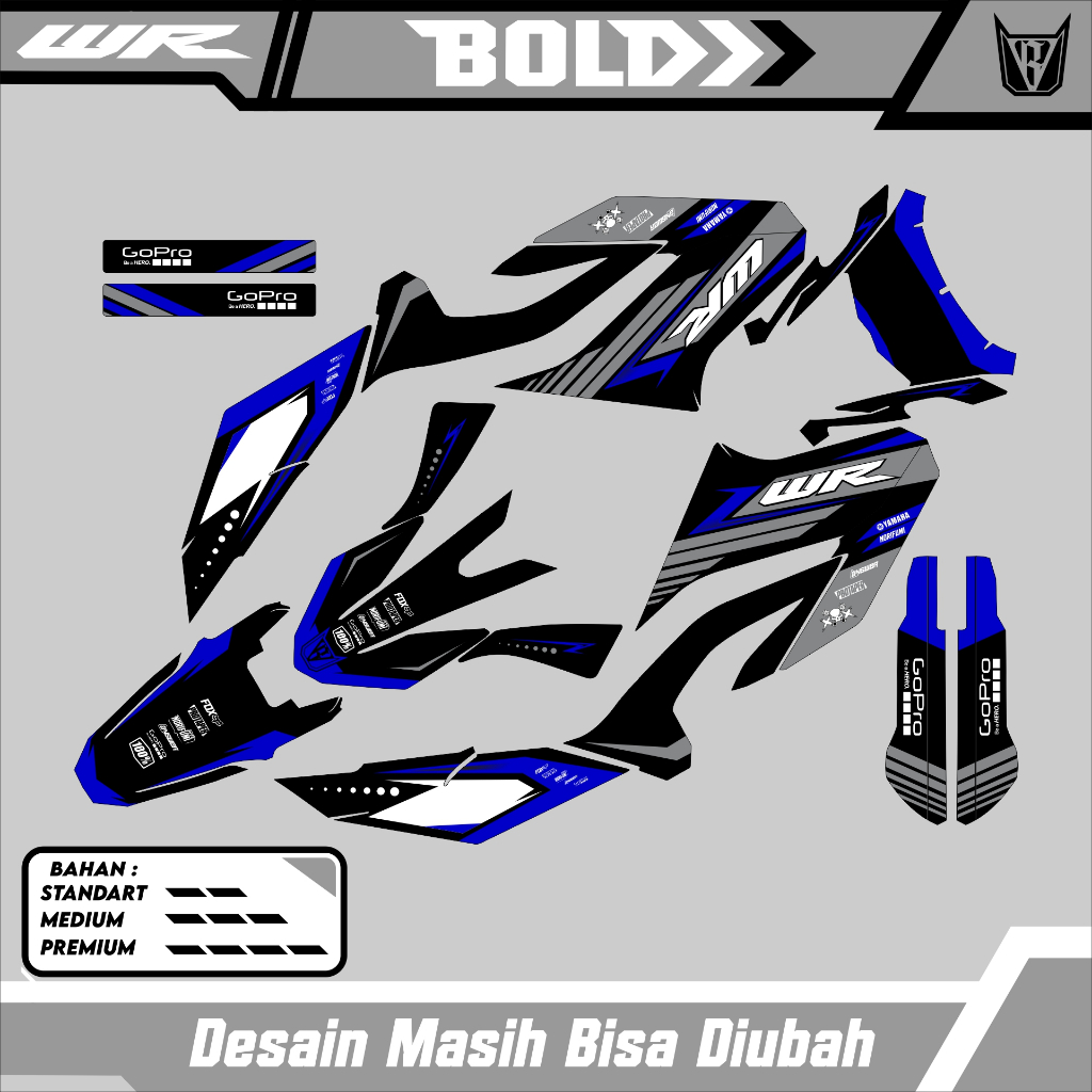 STICKER DECAL Trail YAMAHA WR 155 supermoto 14