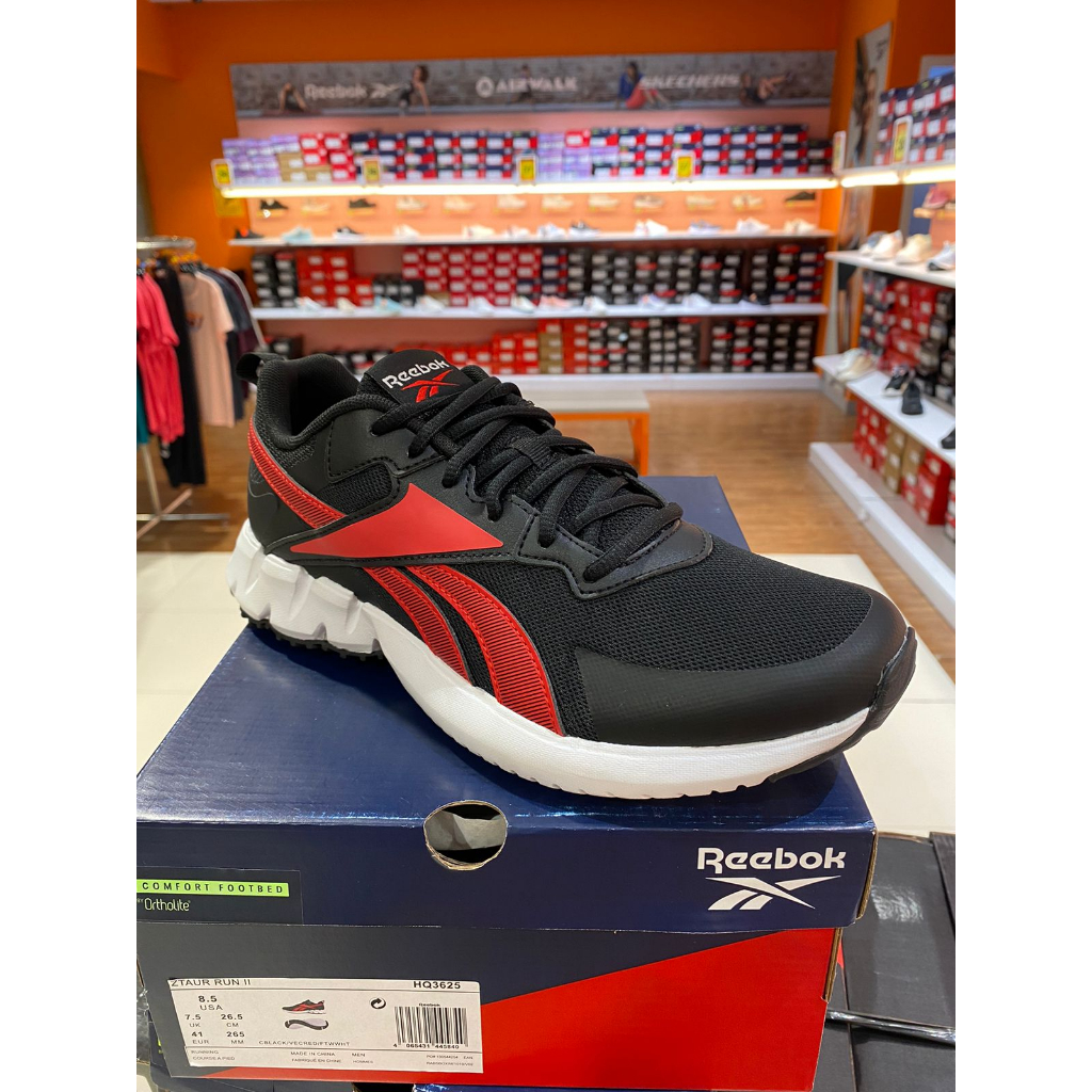 Reebok Ztaur Run II Black Red HQ3625 Men's Shoes Original