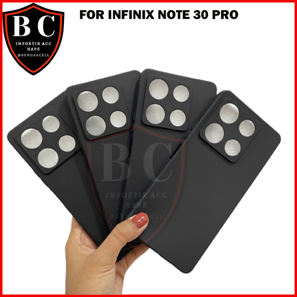CASE SLIM BLACK MATTE INFINIX NOTE 30 PRO