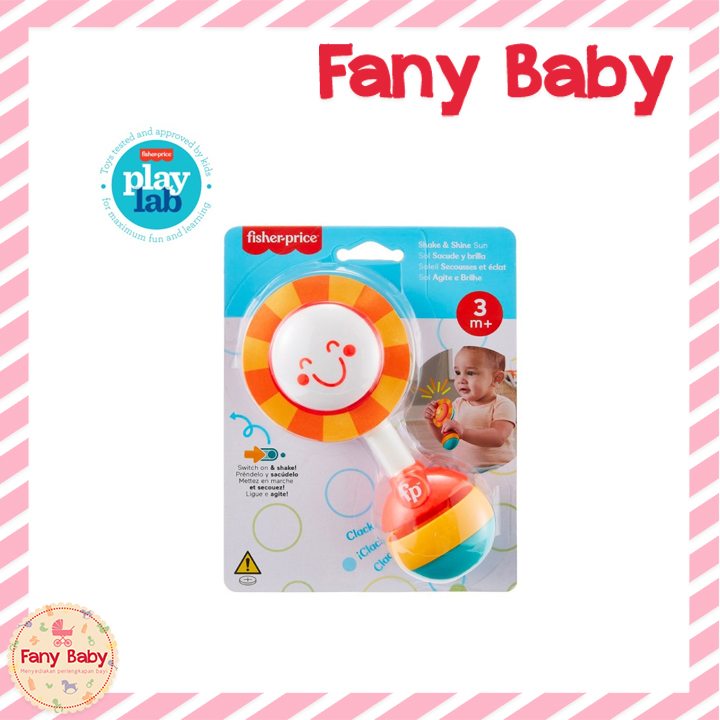 FISHER PRICE SHAKE &amp; SHINE SUN RATTLE / HBP47