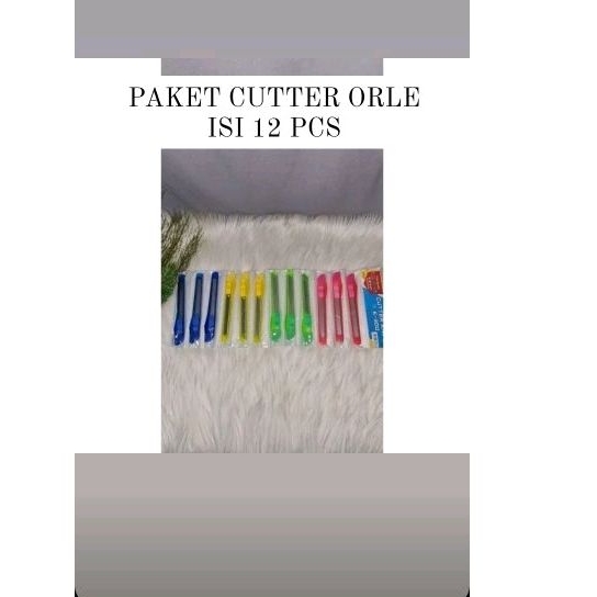 

PAKET HEMAT CUTTER ORLEE ISI 12 PCS/CUTTER /ATK MURAH
