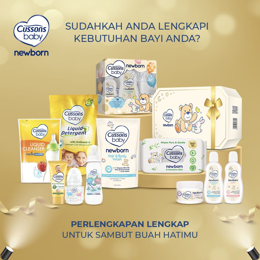 Cussons Baby Newborn Premium Gift Pack - Gift Set - Paket Hadiah Bayi