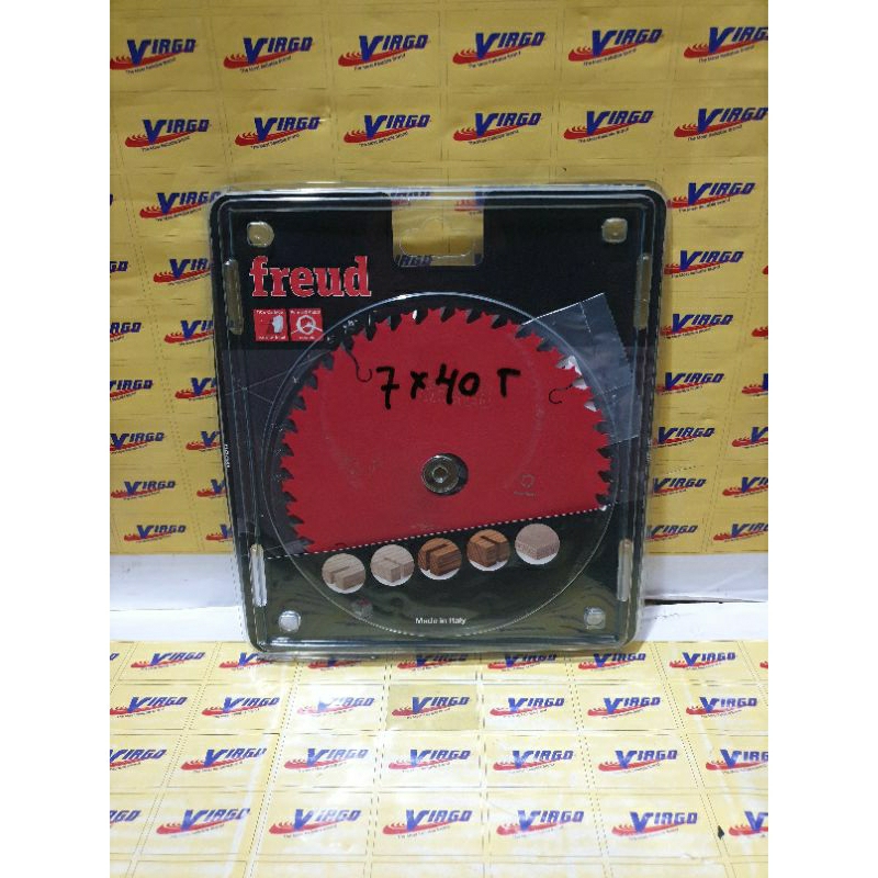 FREUD 7X40 MATA PISAU POTONG GERGAJI BULAT CIRCULAR SAW BLADE TCT 7" X 40T ITALY ITALIA 7 INCHI