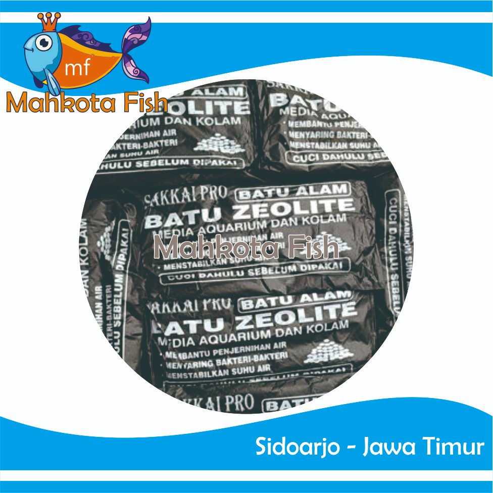 Batu Ziolit Batu Zeolite Aktif SAKKAI PRO (KEMASAN) | Ziolit | Batu Zeolit Media Filter Aquarium SAKAI PRO