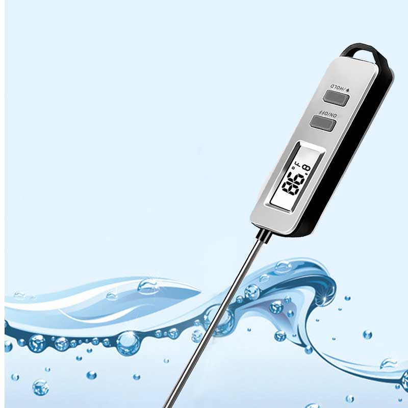 Termometer Makanan Digital Waterproof Minuman Food Thermometer Pengukur Suhu Daging Steak Kopi Susu Air Dll