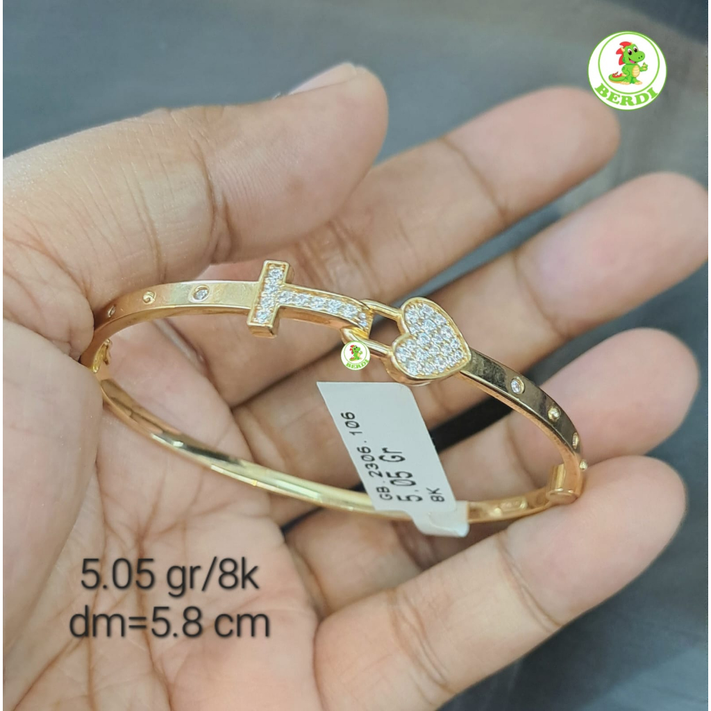 Gelang love bangel kadar 375