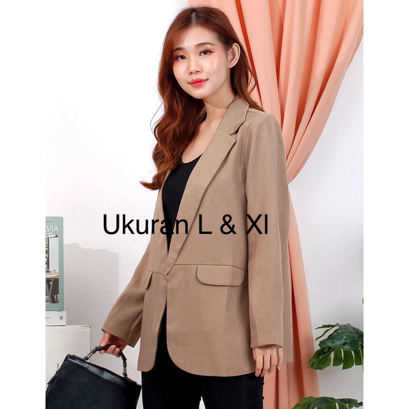 Blanik blazer wanita ukuran jumbo L XL