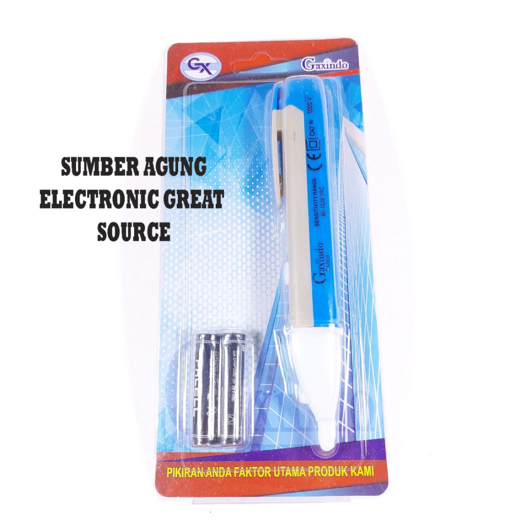 Gaxindo Tespen Bunyi Listrik T5005 Sensitivity Range 90 hingga 1000VAC