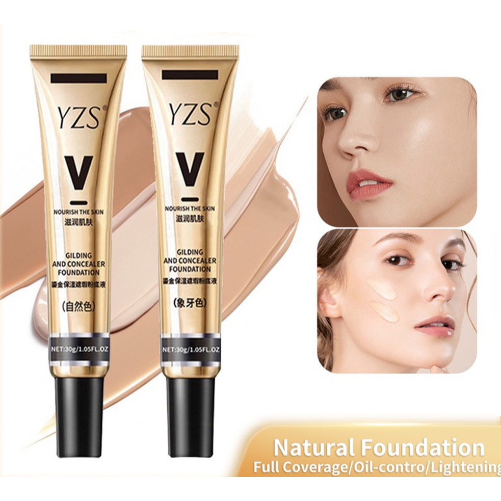 YZS Original Light Concealer Liquid Foundation Perbaikan Concealer Makeup Isolasi Makeup Cream