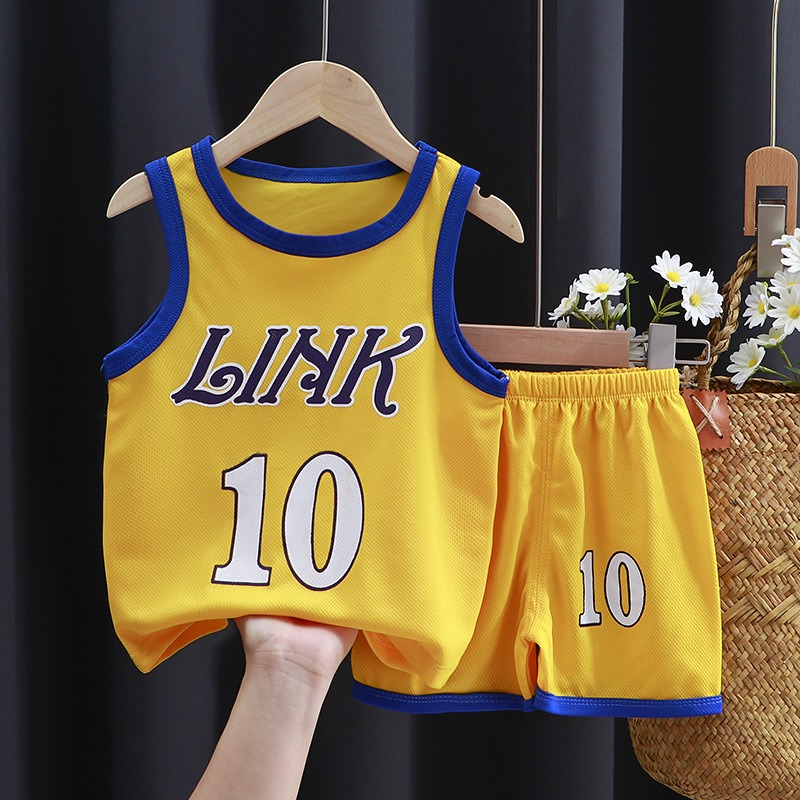 ByKiddos - Jersey Premiun Anak Tanpa lengan  / Baju Basket Anak / Baju Olahraga Anak / Setelan Olahraga Anak Part 2