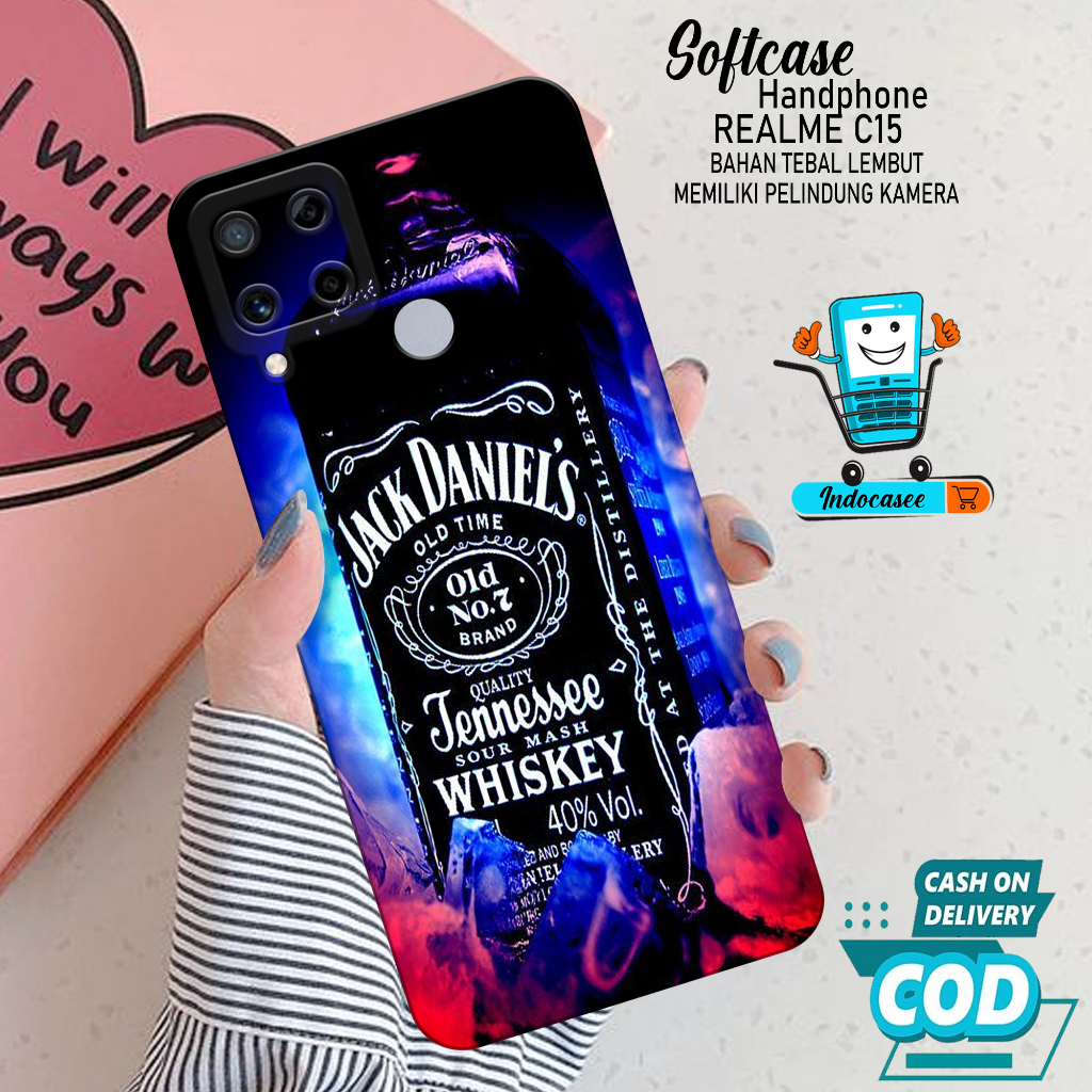 Case Hp Softcase Realme C15 Case Hp Realme C15 Silikon Hp Realme C15 Casing Realme C15 Motif Cartoon