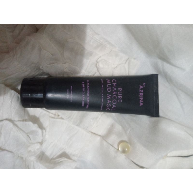 Preloved skincare azrina pure charcoal mud mask