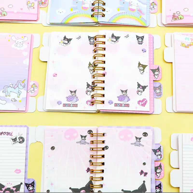 Buku Harian Motif Karakter Notebook Sanrio Mini Motif Karakter