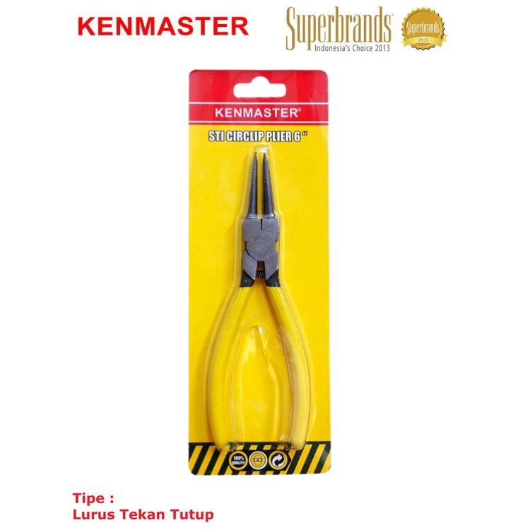Tang Snap Ring STI 6 Inch Tang Snap Ring Lurus Tutup  / STI Circlio Plier 6&quot;