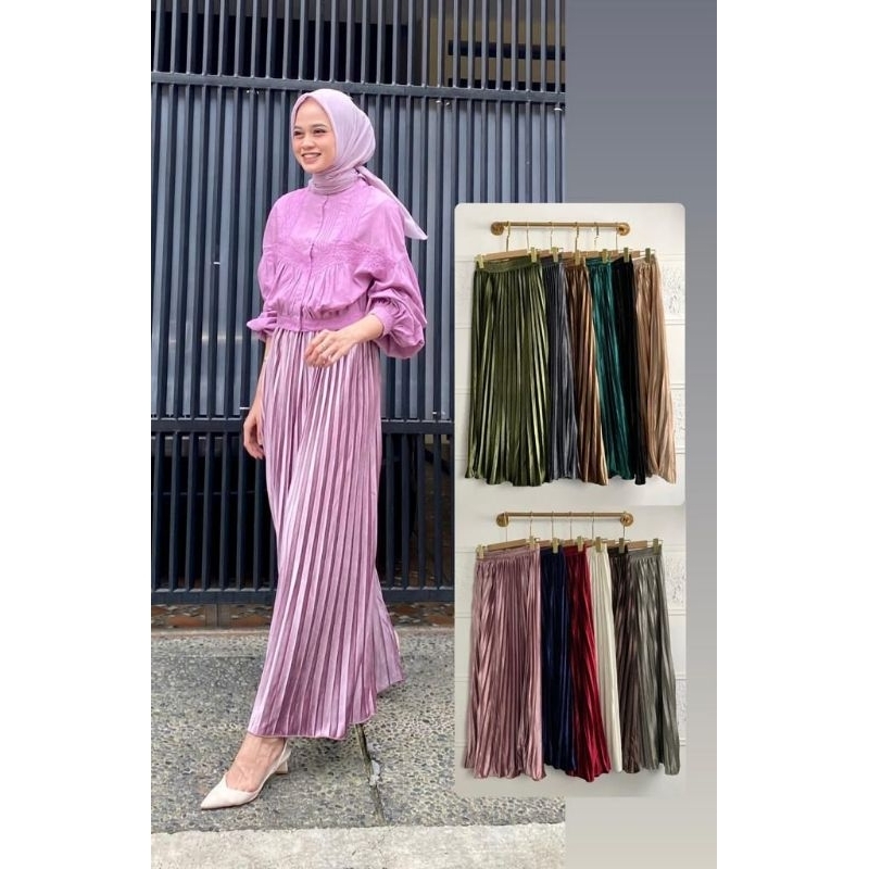 Rok plisket/Rok bludru/Rok plisket bludru