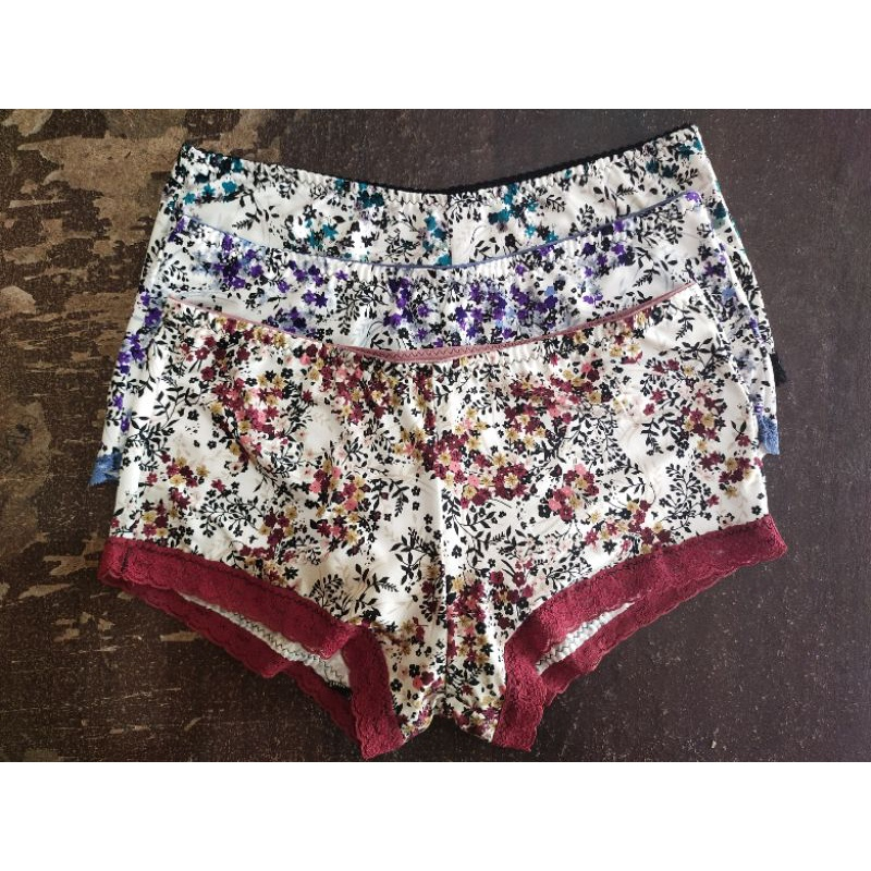 Celana Dalam Jupe Renda CD Boxer Wanita Motif