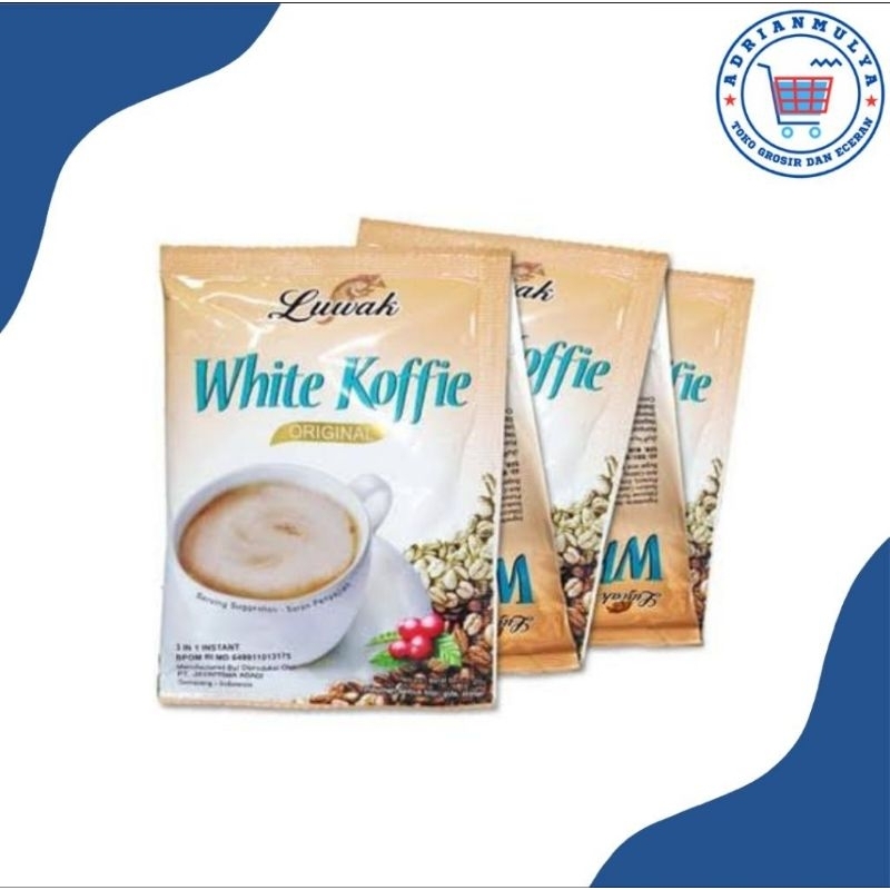 

Luwak White Coffee Original Sachet 20gram isi 10 sachet