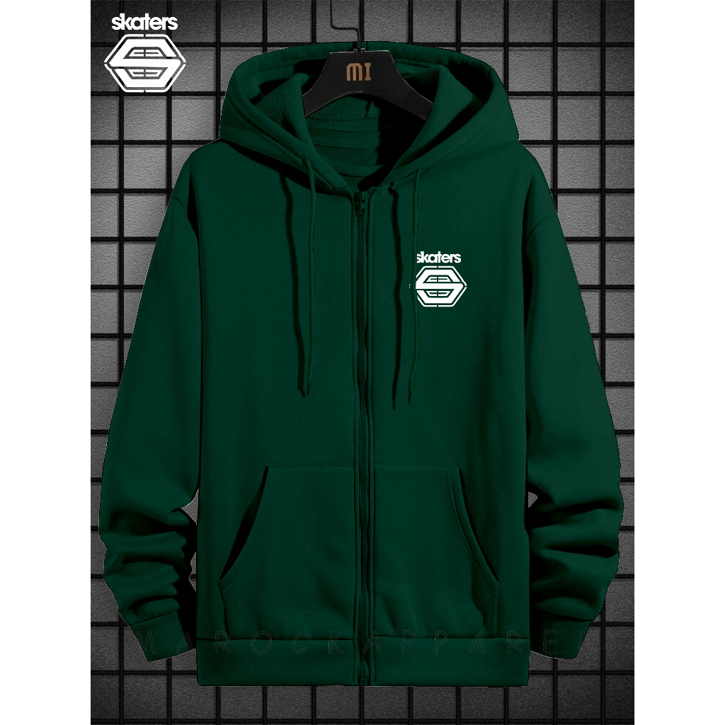 Sweater Hoodie Zipper Pria Skaters - Sweater Hoodie Resleting Pria Dewasa