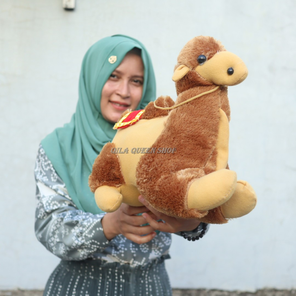 BONEKA UNTA L terlaris, murah cod cocok untuk hadiah jemaah umroh haji
